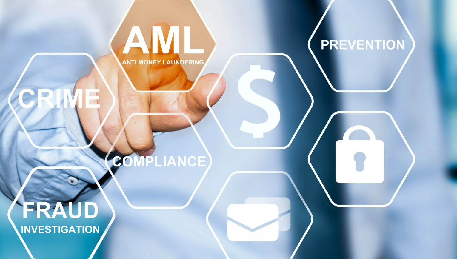 Compliance analyst reviewing corporate ownership and risk intelligence data across multiple screens